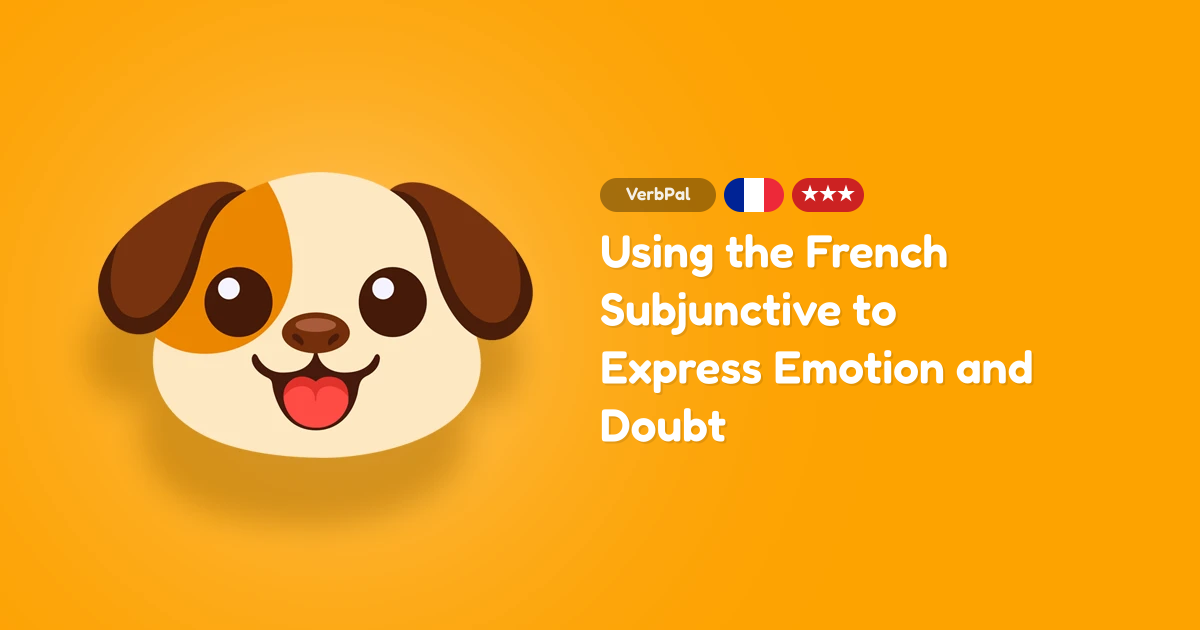 Using the French Subjunctive to Express Emotion and Doubt