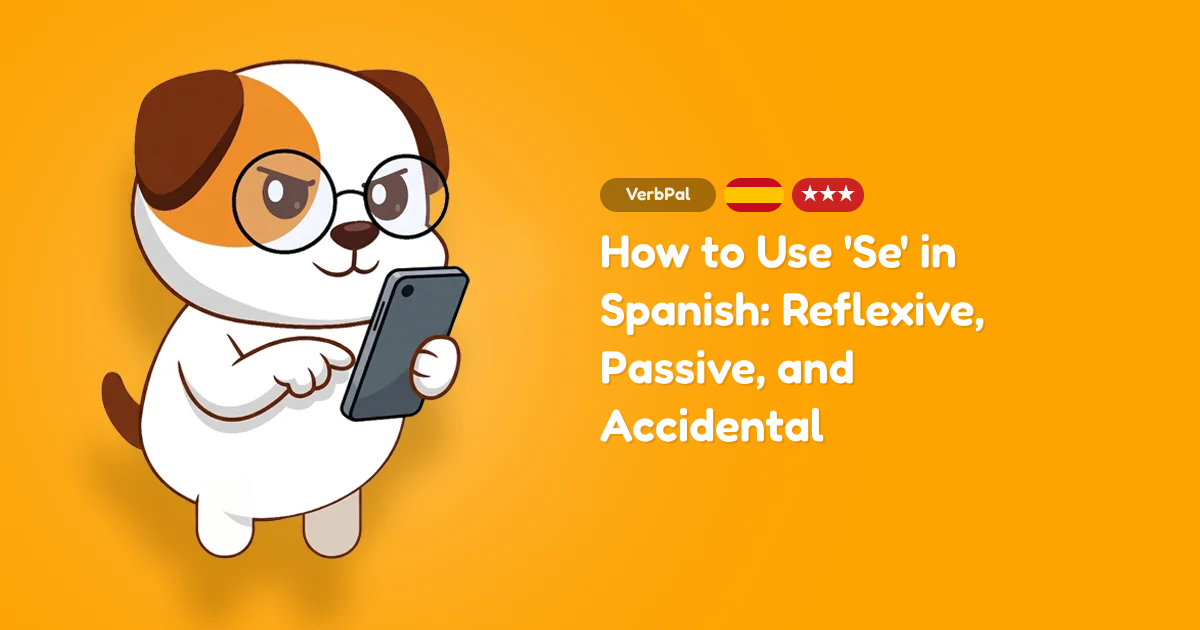 How to Use 'Se' in Spanish: Reflexive, Passive, and Accidental