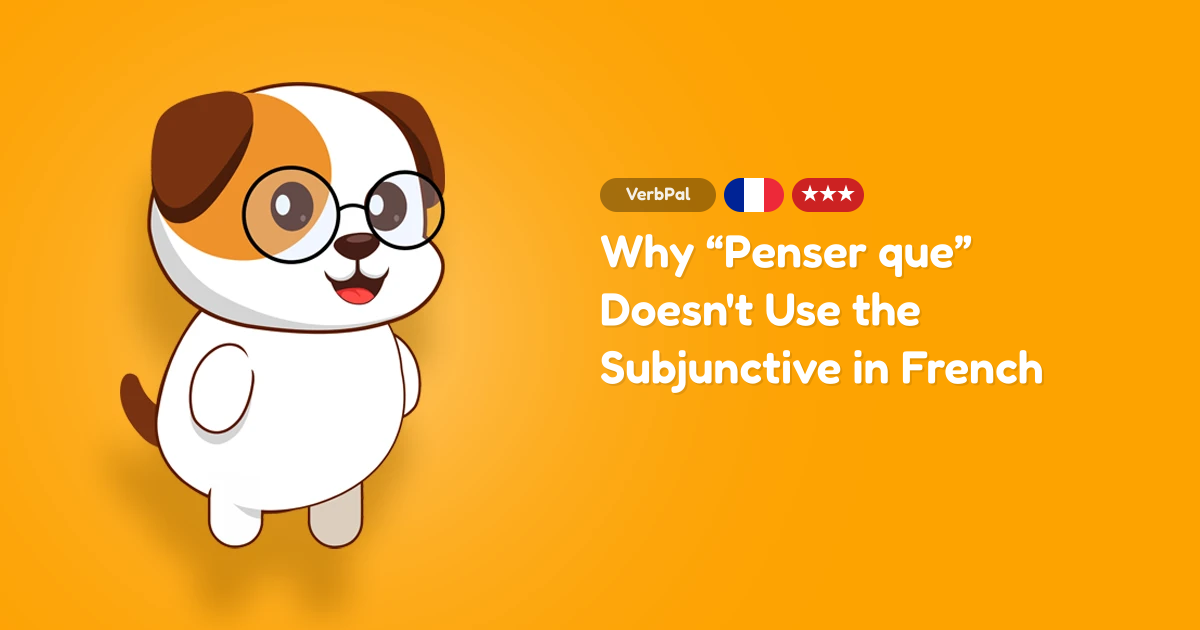 Why “Penser que” Doesn't Use the Subjunctive in French