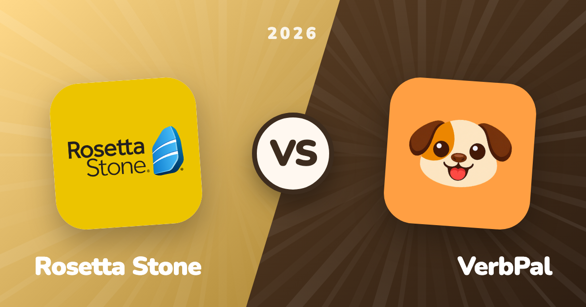 VerbPal vs Rosetta Stone: Immersion or Direct Verb Practice?